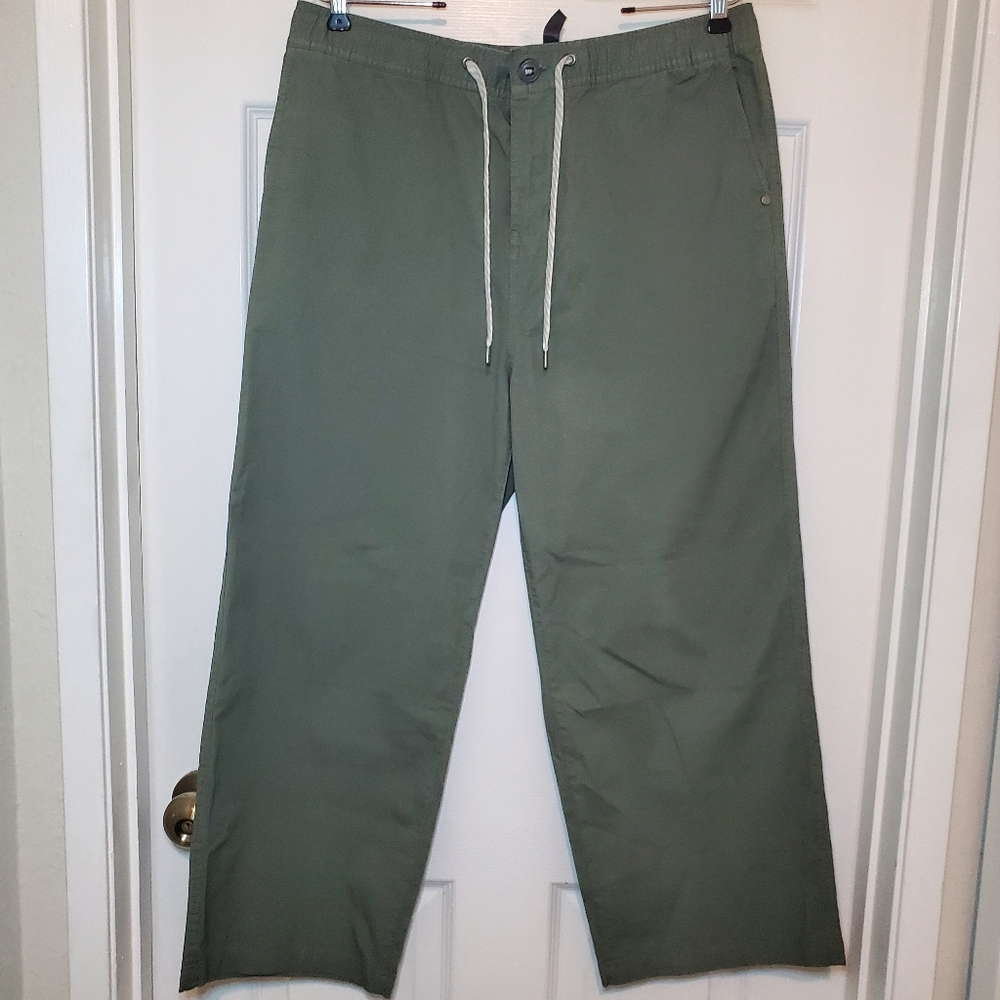 Vuori Ripstop Wide Leg Crop Pants Organic Cotton XL